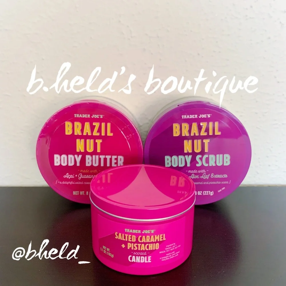 Free w/Purchase — Trader Joe’s Special Bundle Trio of Brazil Nut Body Butter New - Picture 16 of 16